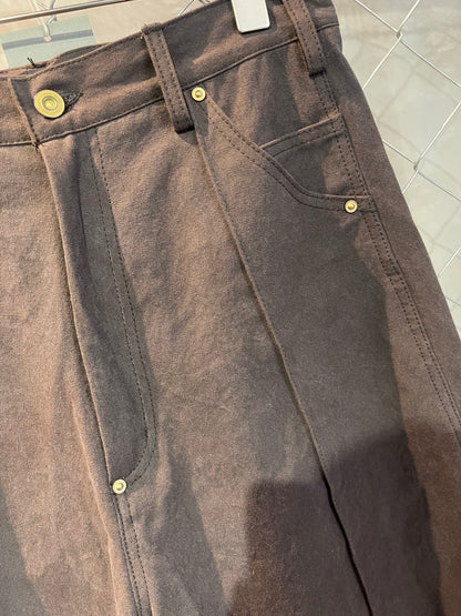 SHORT CANVAS WORK PANTS