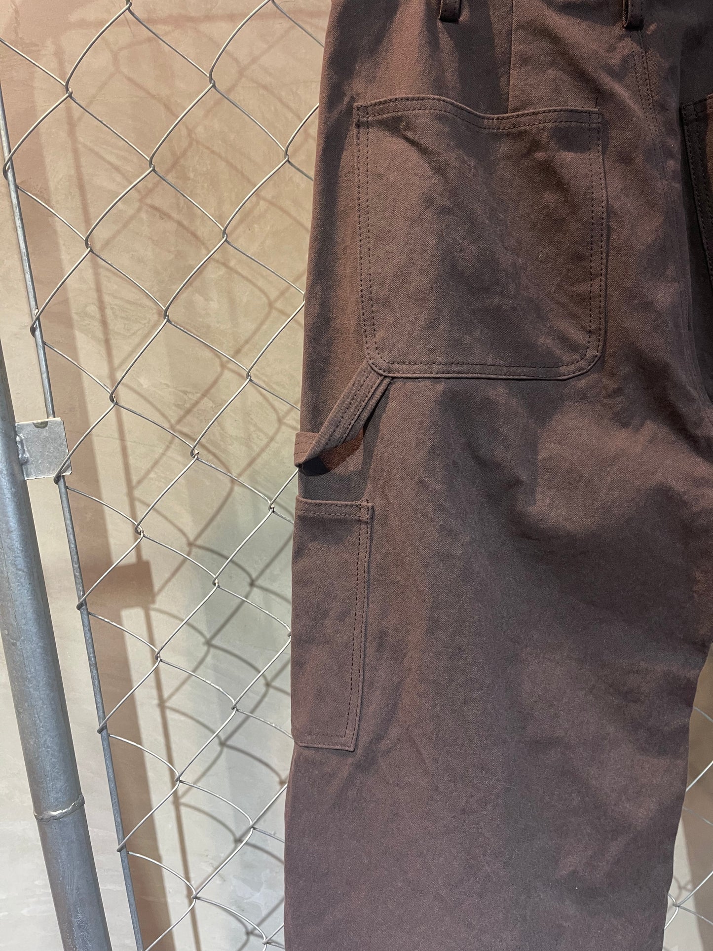 SHORT CANVAS WORK PANTS
