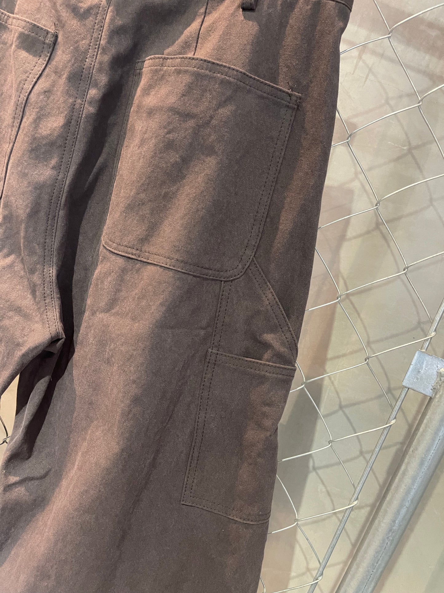SHORT CANVAS WORK PANTS
