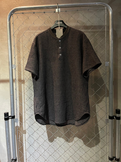 WAGGLE HENLEY COLLAR SHIRT